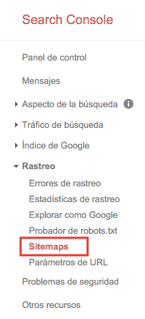 Crear un sitemap en WordPress 06_Search-Console